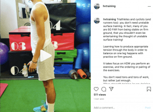 Balance & stability training for cyclists & triathletes